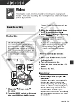 Preview for 29 page of Canon 2694B001 - DC 310 Camcorder Instruction Manual