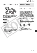 Preview for 37 page of Canon 2694B001 - DC 310 Camcorder Instruction Manual