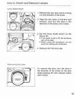 Preview for 13 page of Canon 2763B003 - EOS Rebel XS Digital Camera SLR Instruction Manual