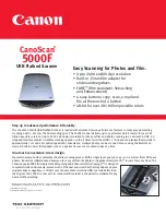 Canon 5000F - CanoScan Scanner Specifications preview