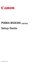 Canon 6226B002 Setup Manual preview
