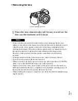 Preview for 21 page of Canon A 6000 ILCE-6000 Instruction Manual