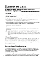 Preview for 8 page of Canon B45 - Faxphone B45 Bubble Jet Fax Machine User Manual