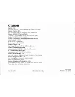 Preview for 20 page of Canon CA-30 Instructions Manual