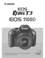 Canon CANON EOS 1100D Instruction Manual preview