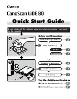 Preview for 1 page of Canon CanoScan LiDE 80 Quick Start Manual