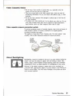 Preview for 23 page of Canon Canovision E850 Hi Instruction Manual