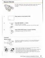 Preview for 25 page of Canon Canovision E850 Hi Instruction Manual