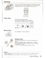 Preview for 45 page of Canon Canovision E850 Hi Instruction Manual