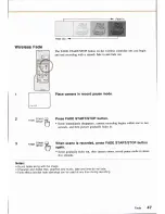 Preview for 49 page of Canon Canovision E850 Hi Instruction Manual