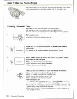 Preview for 56 page of Canon Canovision E850 Hi Instruction Manual