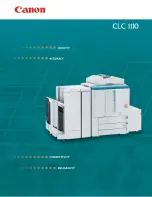 Preview for 1 page of Canon CLC 1110 Specification