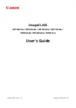 Canon Color imageCLASS MF641Cw User Manual preview