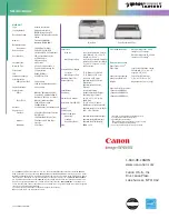 Preview for 2 page of Canon Color imageRUNNER LBP3460 Specifications