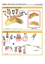 Preview for 7 page of Canon Creative Park Chinese Phoenix Assembly Instructions Manual