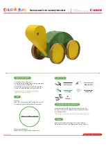 Canon Creative Park Elastic-powered Turtle Assembly Instructions preview