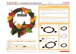 Canon Creative Park Halloween Wreath Assembly Instructions preview