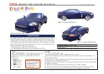 Canon Creative Park JAGUAR XKR Assembly Instructions Manual preview