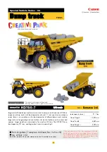 Preview for 1 page of Canon CREATIVE PARK Komatsu Special Vehicle 04... Manual