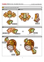 Preview for 3 page of Canon Creative Park Mallet of Luck Assembly Instructions