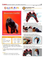 Preview for 1 page of Canon Creative Park Mountain Gorilla Assembly Instructions