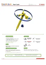 Preview for 1 page of Canon CREATIVE PARK Paper Copter Assembly Instructions