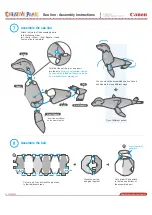 Preview for 4 page of Canon CREATIVE PARK Sea lion Assembly Instructions