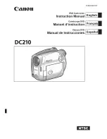 Preview for 1 page of Canon DC 210 Instruction Manual