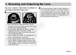 Preview for 6 page of Canon EF100-400mm f/4.5-5.6L IS II USM Instructions For Use Manual