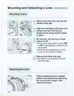 Preview for 18 page of Canon EOS 3000 Instructions Manual