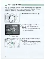 Preview for 24 page of Canon EOS 3000 Instructions Manual