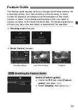 Preview for 59 page of Canon EOS 750D Basic Instruction Manual