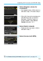 Preview for 111 page of Canon EOS 77D Wi-Fi (Wireless Communication) Function Instruction Manual