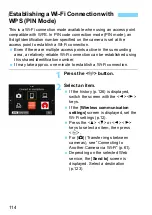 Preview for 114 page of Canon EOS 77D Wi-Fi (Wireless Communication) Function Instruction Manual