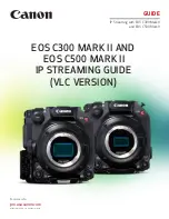 Canon EOS C300 Mark II Manual preview