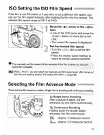 Preview for 71 page of Canon EOS ELAN 7/7E User Manual