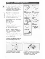 Preview for 6 page of Canon ES190 Instruction Manual