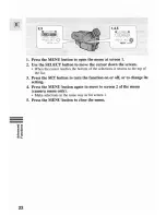 Preview for 22 page of Canon ES190 Instruction Manual