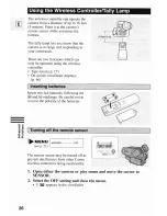 Preview for 26 page of Canon ES190 Instruction Manual