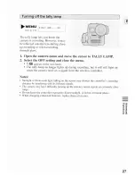 Preview for 27 page of Canon ES190 Instruction Manual