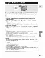 Preview for 46 page of Canon ES190 Instruction Manual