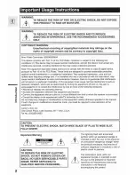 Preview for 2 page of Canon ES50 Instruction Manual