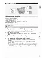 Preview for 15 page of Canon ES50 Instruction Manual