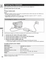 Preview for 10 page of Canon ES8400V Instruction Manual