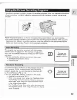 Preview for 39 page of Canon ES8400V Instruction Manual