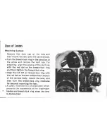 Preview for 10 page of Canon FD Lens Instructions Manual