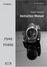 Preview for 1 page of Canon FS40 Instruction Manual