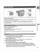 Preview for 13 page of Canon G 35 Hi Instruction Manual