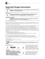 Preview for 2 page of Canon HV10 - Camcorder - 1080i Instruction Manual