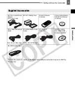 Preview for 9 page of Canon HV30E Instruction Manual